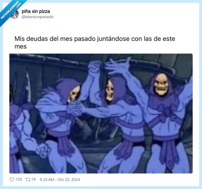 deudas,fiesta,skeletor