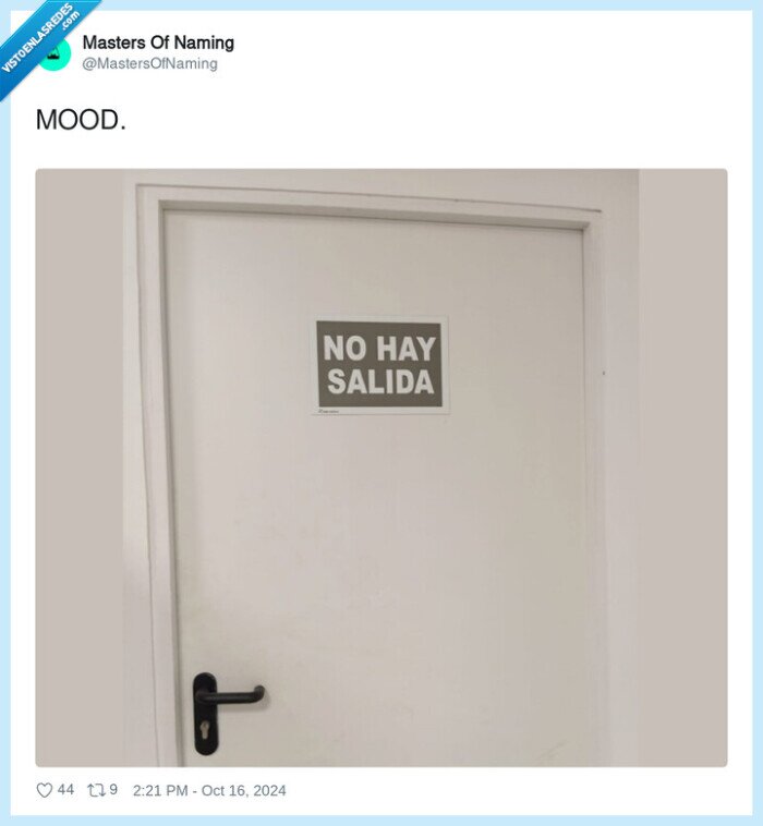 mood,no hay salida,puerta
