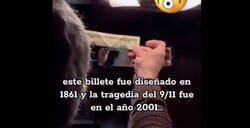Enlace a Me quedo bastante loco con la conspiración de este billete y las Torres Gemelas