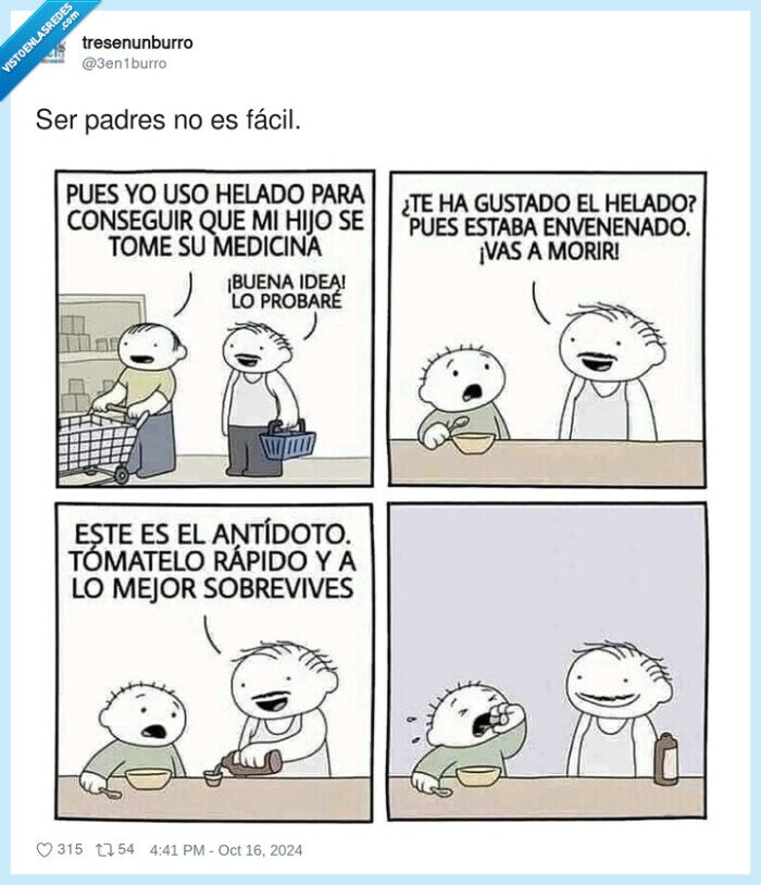 medicina,niño,helado,hijo