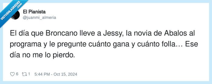broncano,programa,preguntar,la revuelta,jessy,abalos