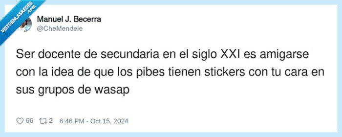 secundaria,stickers,amigarse,docente,whatsapp,profesor