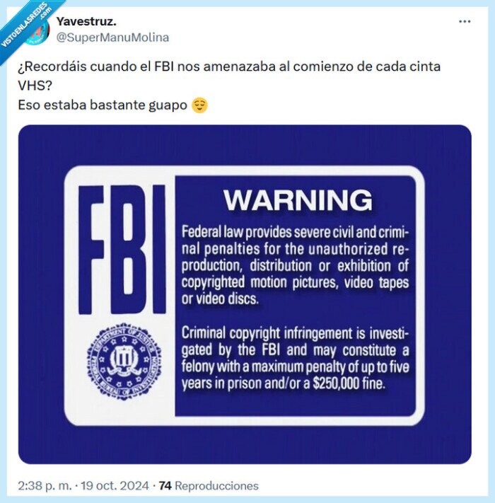 fbi,vhs,amenazar