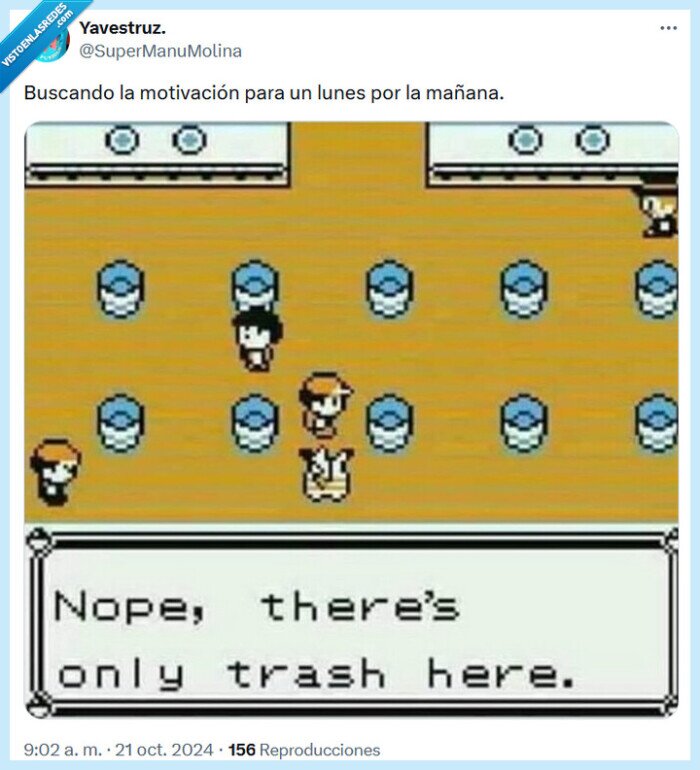 motivación,lunes,mañana,pokémon