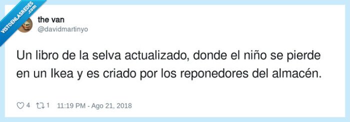 reponedores,almacén,ikea,criado,libro de la selva