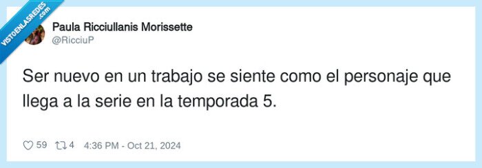 personaje nuevo,temporada,trabajo,serie,llegar