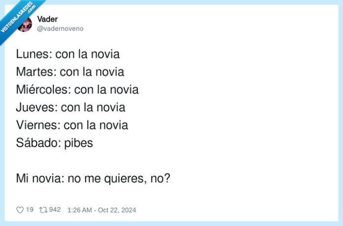 miércoles,días,semana,novia,amigos,sábado,viernes,jueves,martes