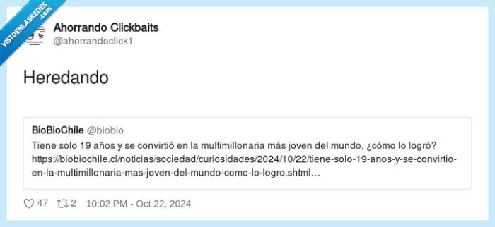 heredar,rica,19 años,multimillonaria