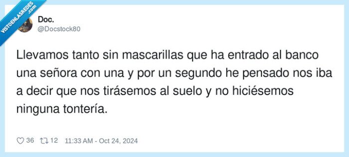 banco,mascarilla,señora,atraco,coronavirus