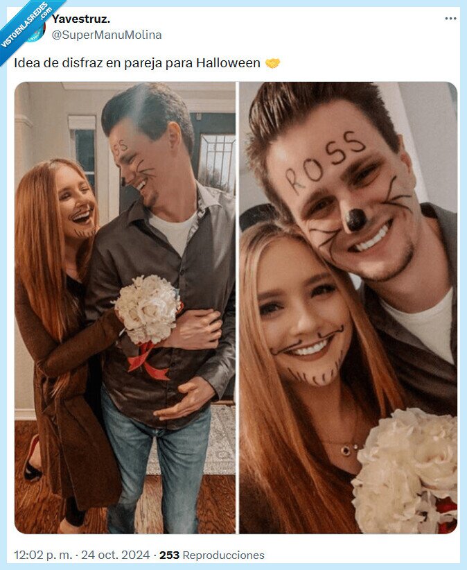 disfraz,halloween,friends,pareja