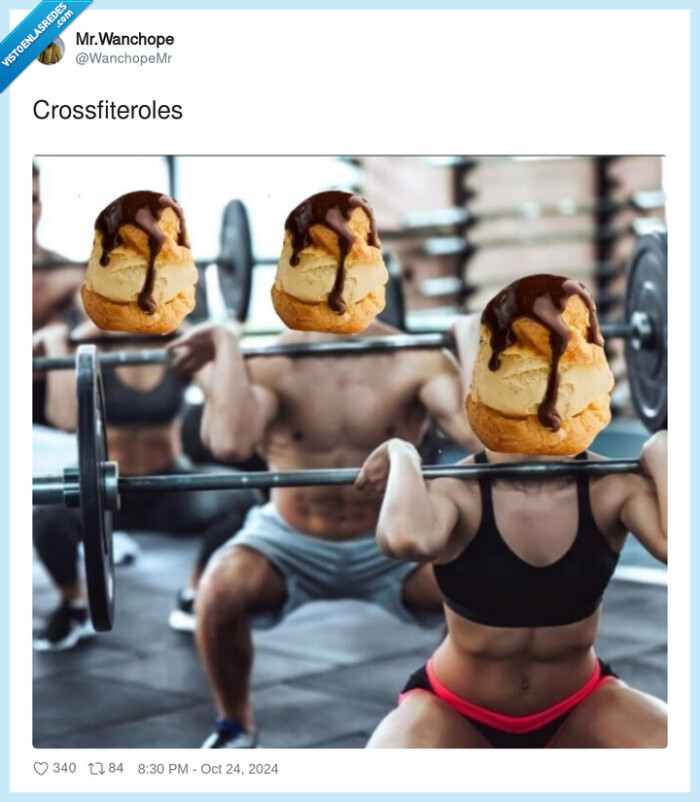 crossfiteroles,profiteroles,gym,crossfit
