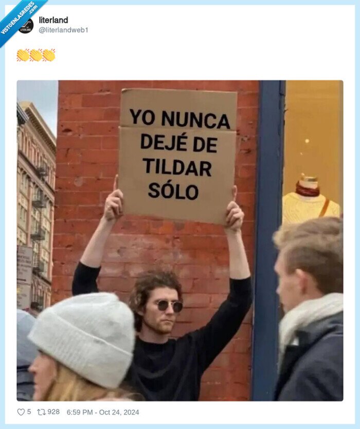 tilde,solo,cartel