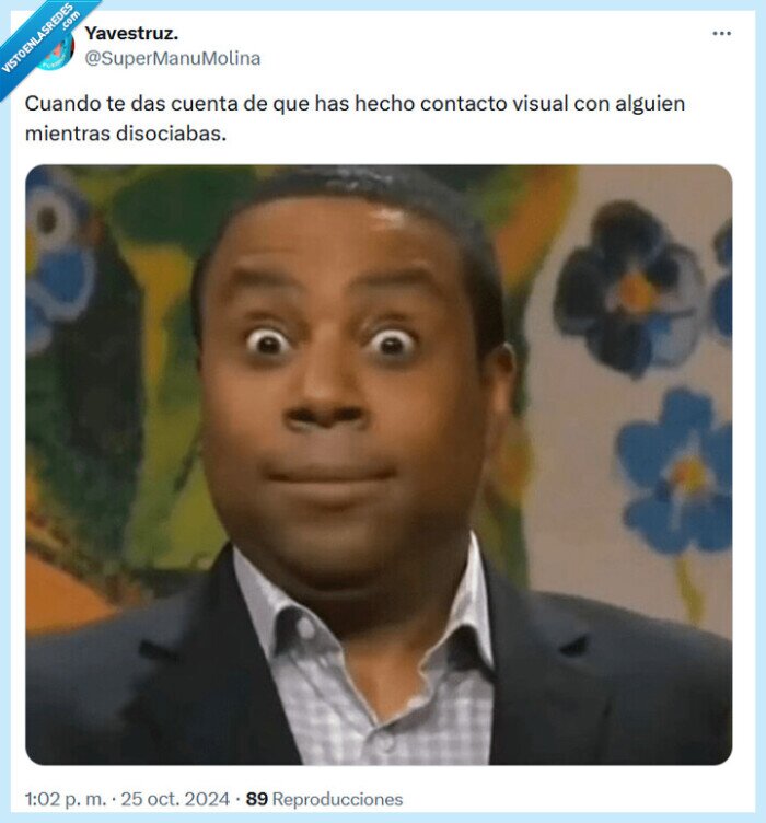 disociar,contacto,visual