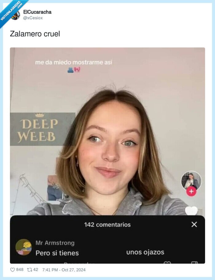 comentario,ojazos,chica,bizca