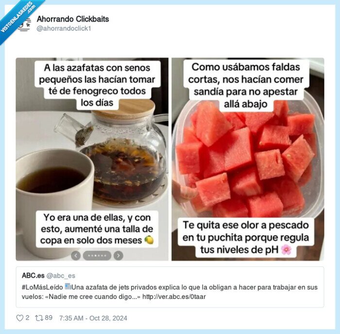 azafata,talla,senos,faldas,sandia,té