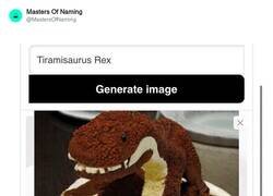 Enlace a Tiramisaurus Rex, por @MastersOfNaming