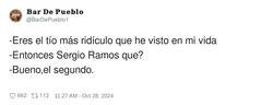 Enlace a A Sergio Ramos no lo supera nadie, por @BarDePueblo1