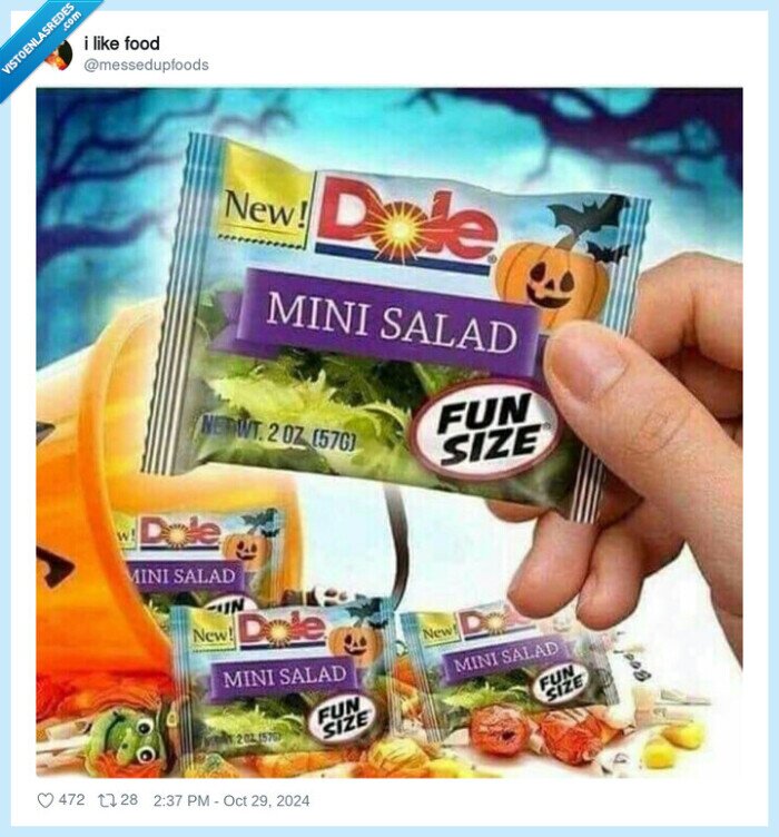 ensalada,halloween,snack size