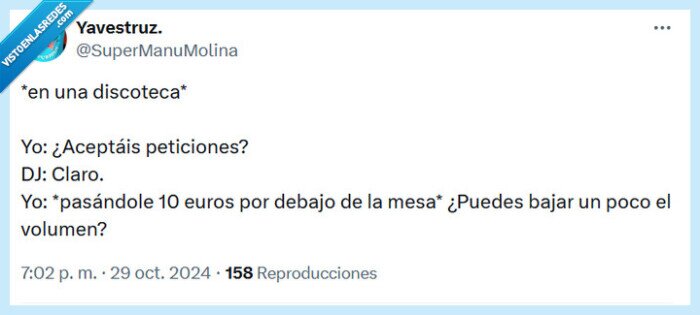 discoteca,peticiones,volumen