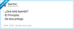 Enlace a El Principito del libro, por @Tweeterricola