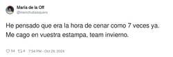 Enlace a Maldito horario de invierno, aún sigo confundida, por @menchubasquero