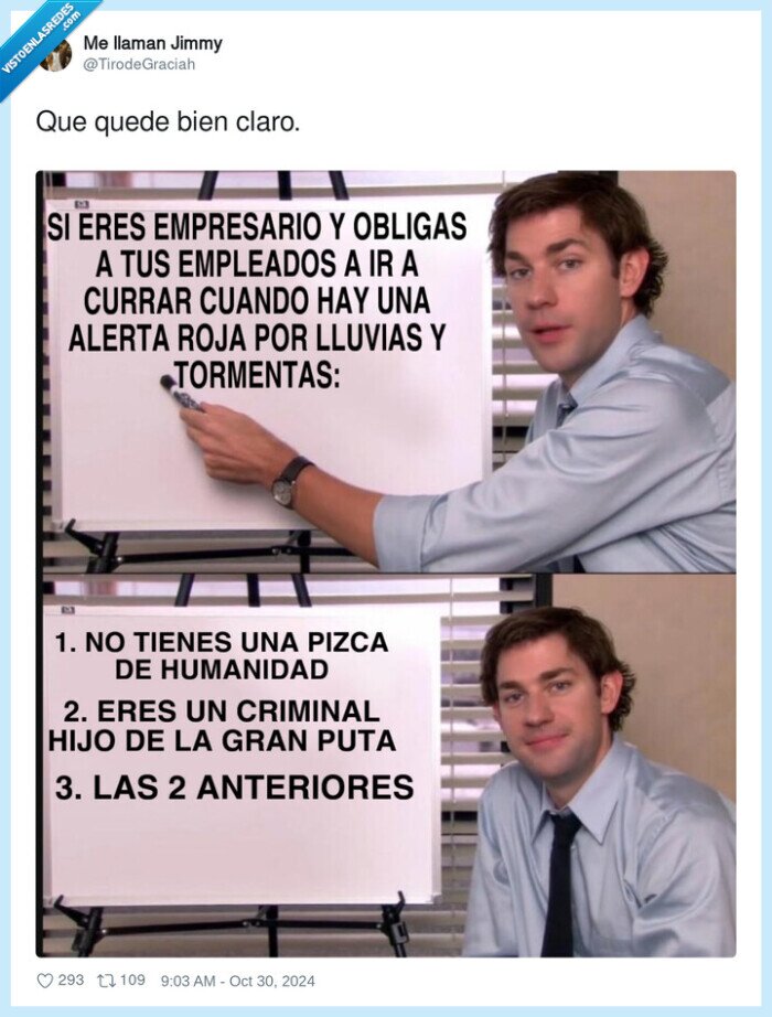dana,valencia,trabajar,tormenta,empresario,trabajo