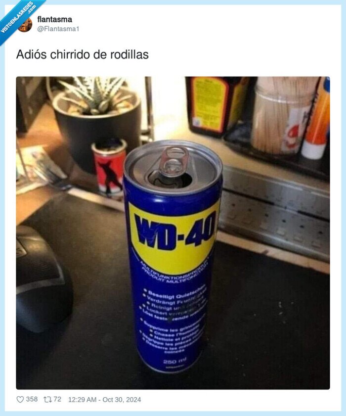 rodillas,chirrido,adiós,wd40,bebida