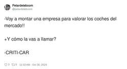 Enlace a Con ese nombre lo vas a petar, por @petardeteboom