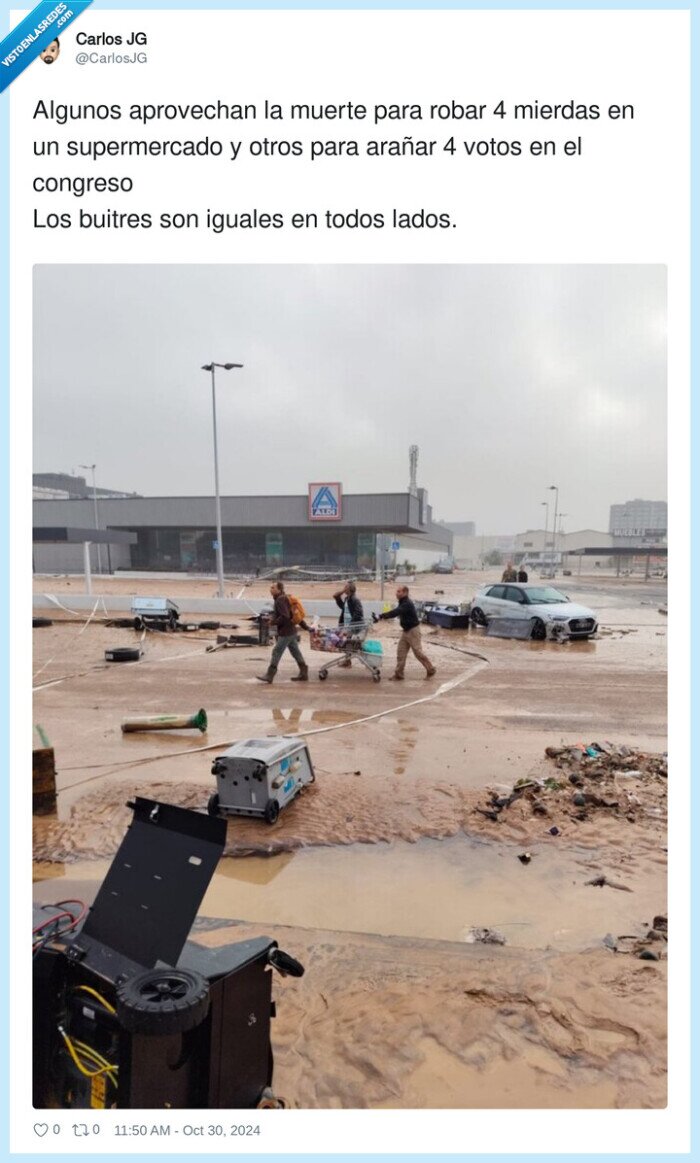 supermercado,aprovechar,aldi,valencia,dana,buitres