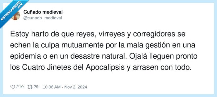 corregidores,apocalipsis,dana,valencia,virreyes,gestión