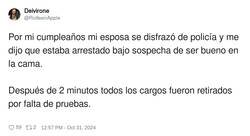 Enlace a Retirados por falta de pruebas, por @RotteenApple