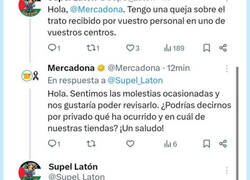 Enlace a La queja a Mercadona por uno del personal que se lo merece más que nadie