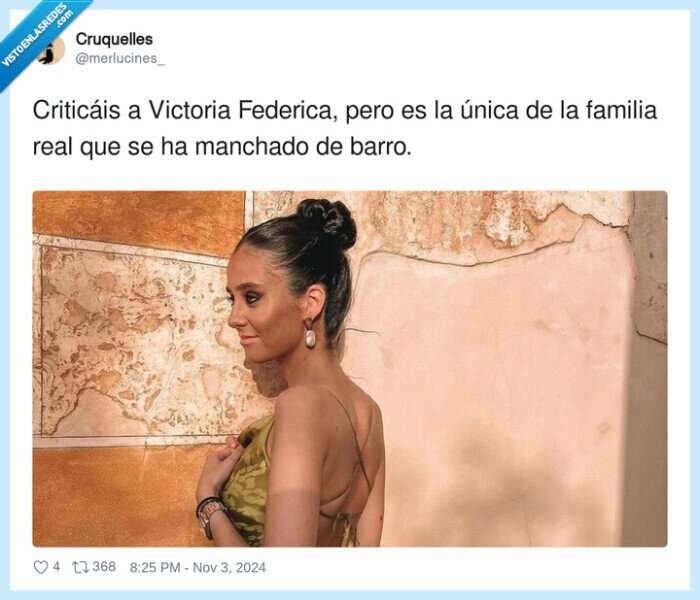 criticar,victoria federica,barro,familia real