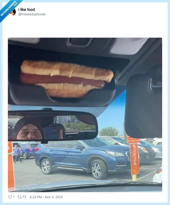 hotdog,visera,coche