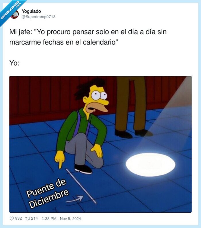 calendario,marcar,lenny,simpson,puente de diciembre