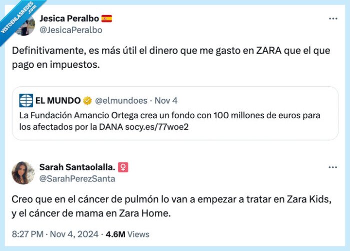 donacion,amancio ortega,zara,dana,valencia