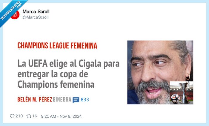 fake,el cigala,champions femenina