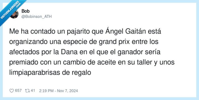 limpiaparabrisas,organizando,afectados,dana,angel gaitan,valencia