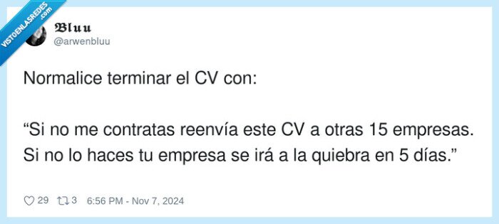 normalizar,contratar,reenvía,empresas,cv