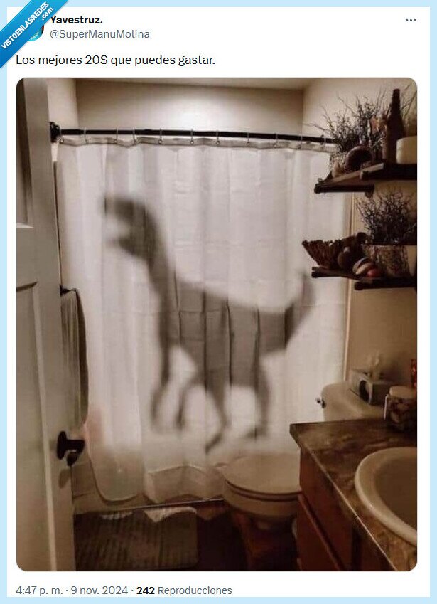 cortina,dinero,dinosaurio