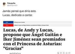 Enlace a Lucas, dedícate a cantar, por @patuquina23
