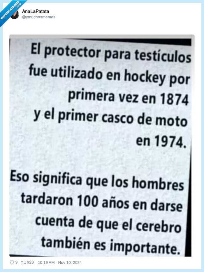 cerebro,testiculos,casco de moto,hockey