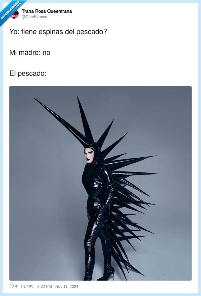 espinas,pescado,madre