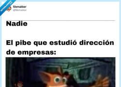 Enlace a Para lo único que sirve dirección de empresas, por @Memakker