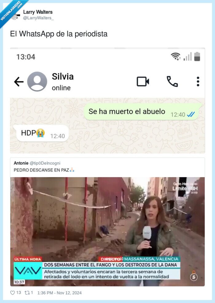 periodista,whatsapp,hdp,pintada,reportera,pedro sanchez