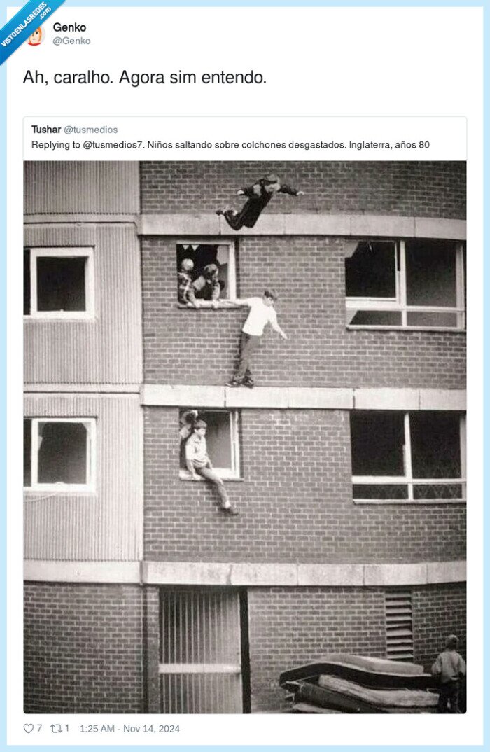 ingleses,colchones,balcones,tirarse
