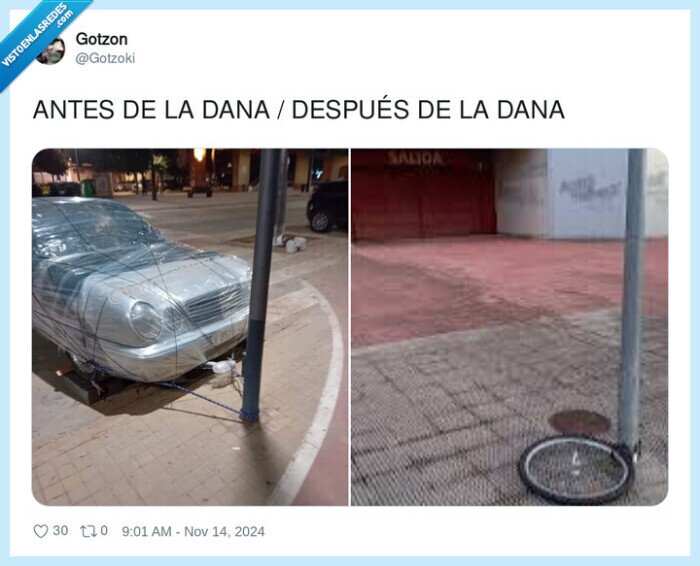 coche,forrar,plastico,dana,malaga