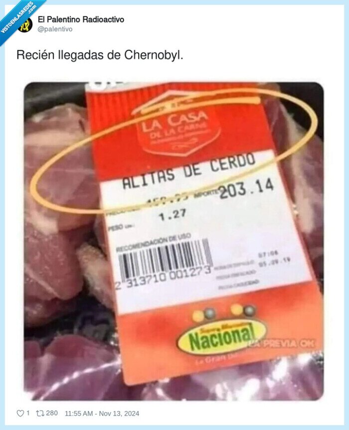chernobyl,alitas,cerdo