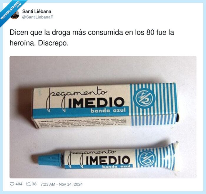 consumida,heroína,pegamento,imedio,droga