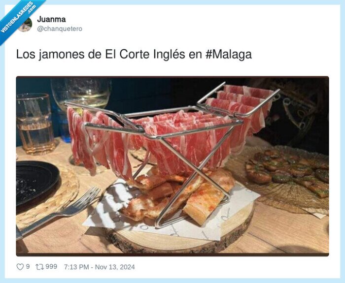 jamones,corte inglés,malaga,dana